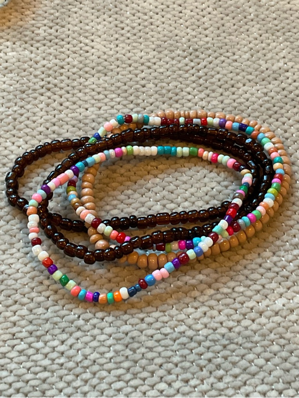 Jbloom Multicolor Seed Bead Stretchy Bracelet Set - Women's Jewelry